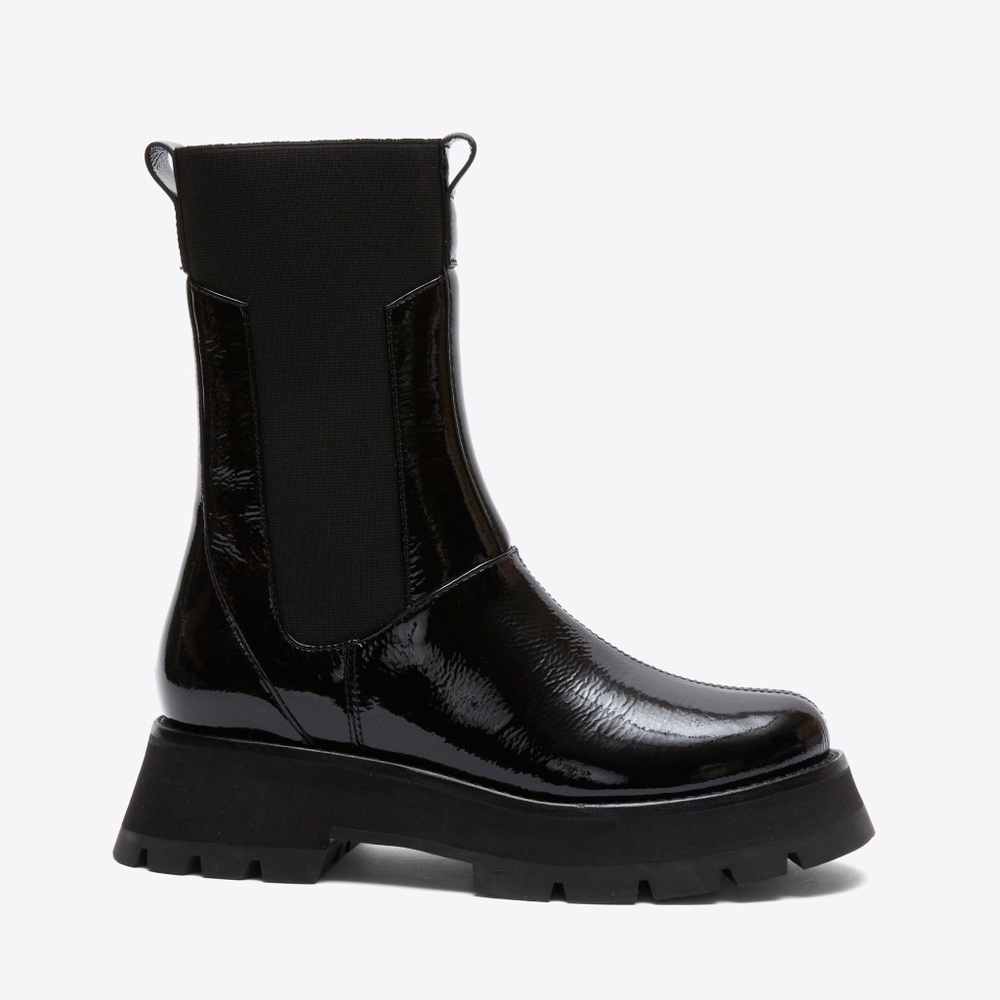3.1 Philip Lim | Kate - Lug Sole Combat Boot | Goat suede | 7.5